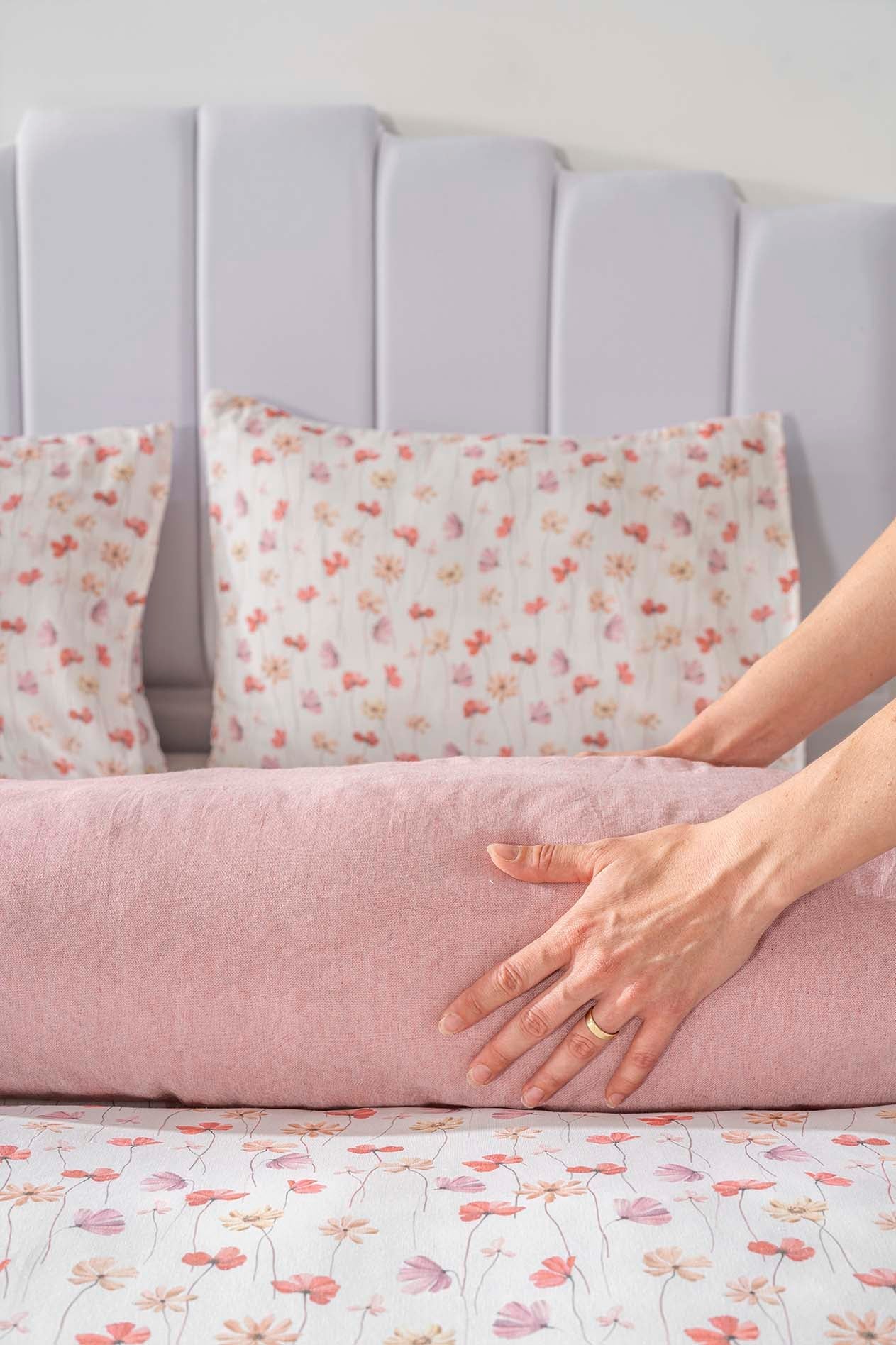 Alin Polycotton Double Size Duvet Cover Set, Zipper, 200×215 cm, 3-Piece