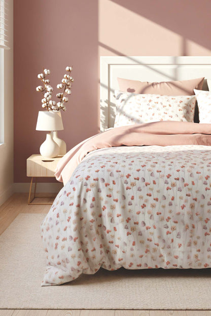 Alin Polycotton Double Size Duvet Cover Set, Zipper, 200×215 cm, 3-Piece