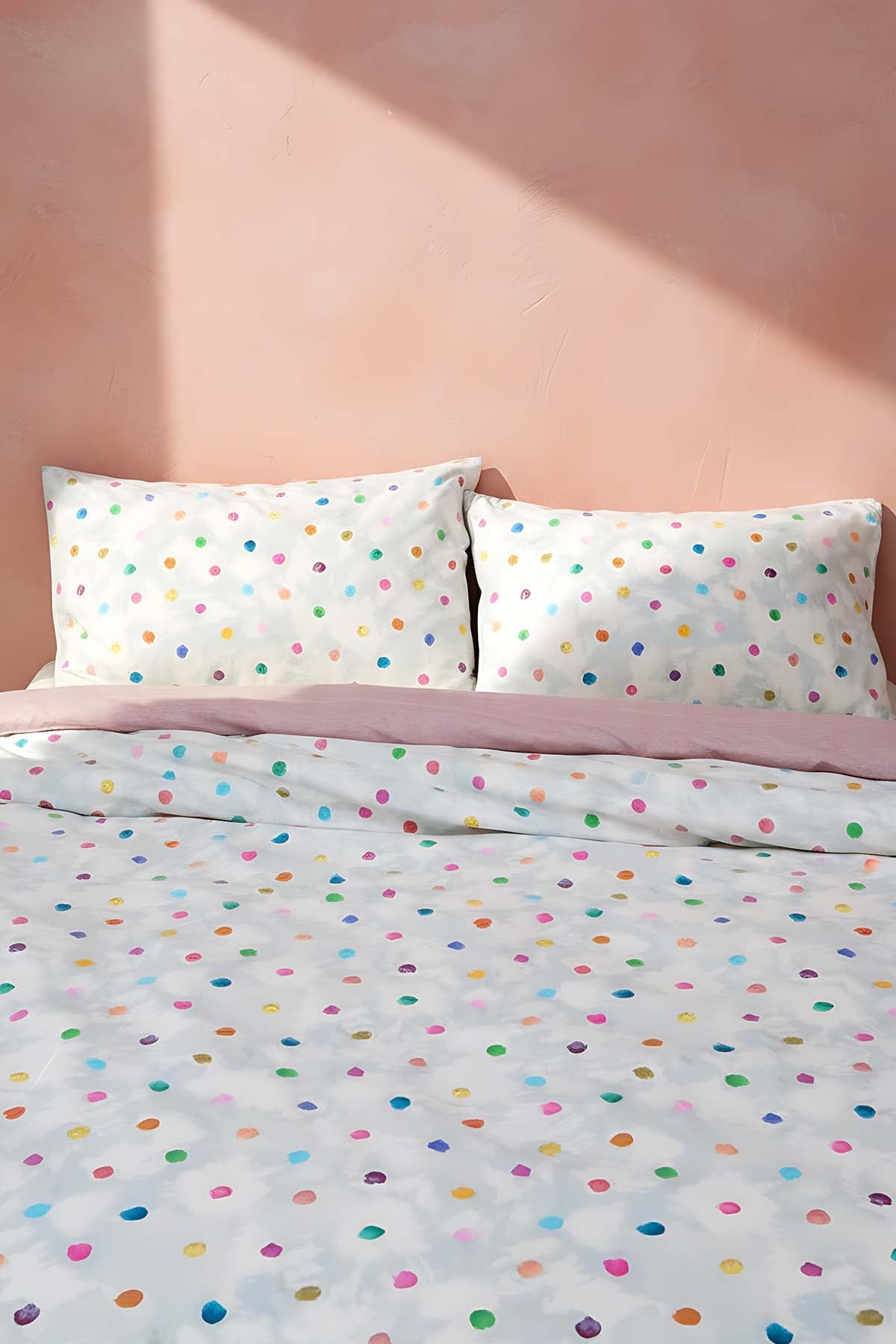 Bonny Polycotton Double Size Duvet Cover Set, Zipper, 200×215 cm, 3-Piece