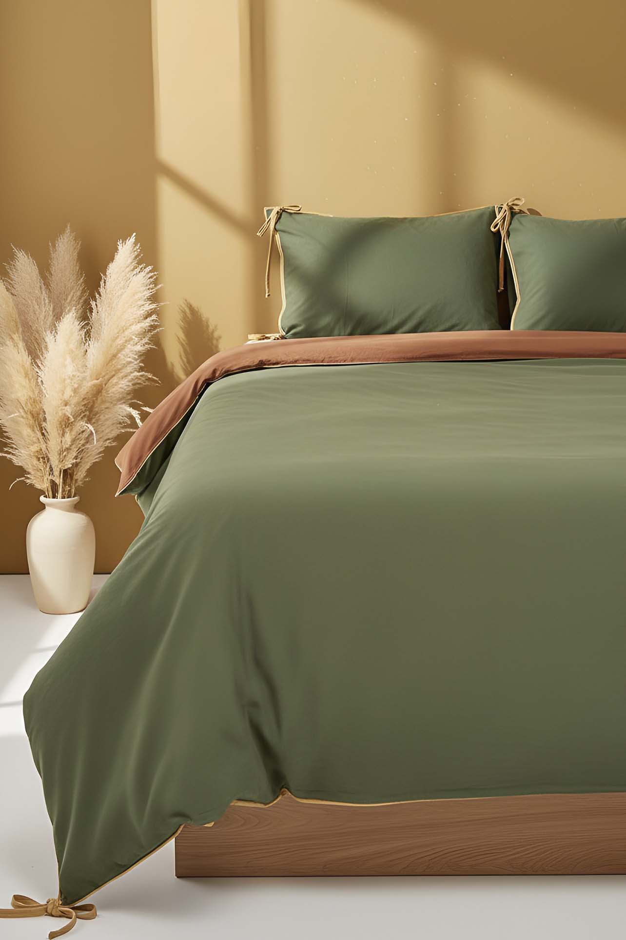 Demeter Forest Double Size 100% Cotton Duvet Cover Set – 4 Pieces