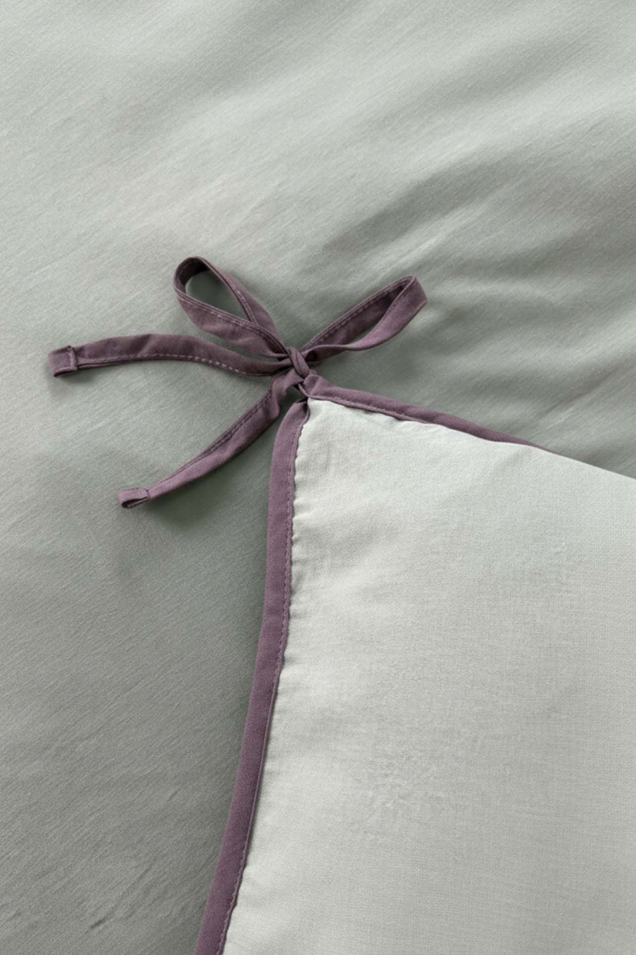 Demeter Mint Double Size 100% Cotton Duvet Cover Set – 4 Pieces