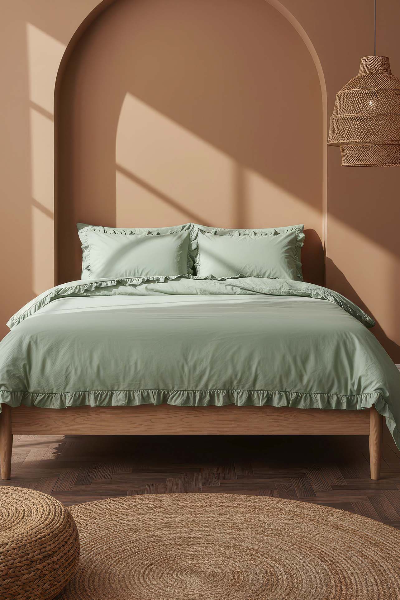 Milagros Pampas Double Size 100% Cotton Duvet Cover Set – 4 Pieces