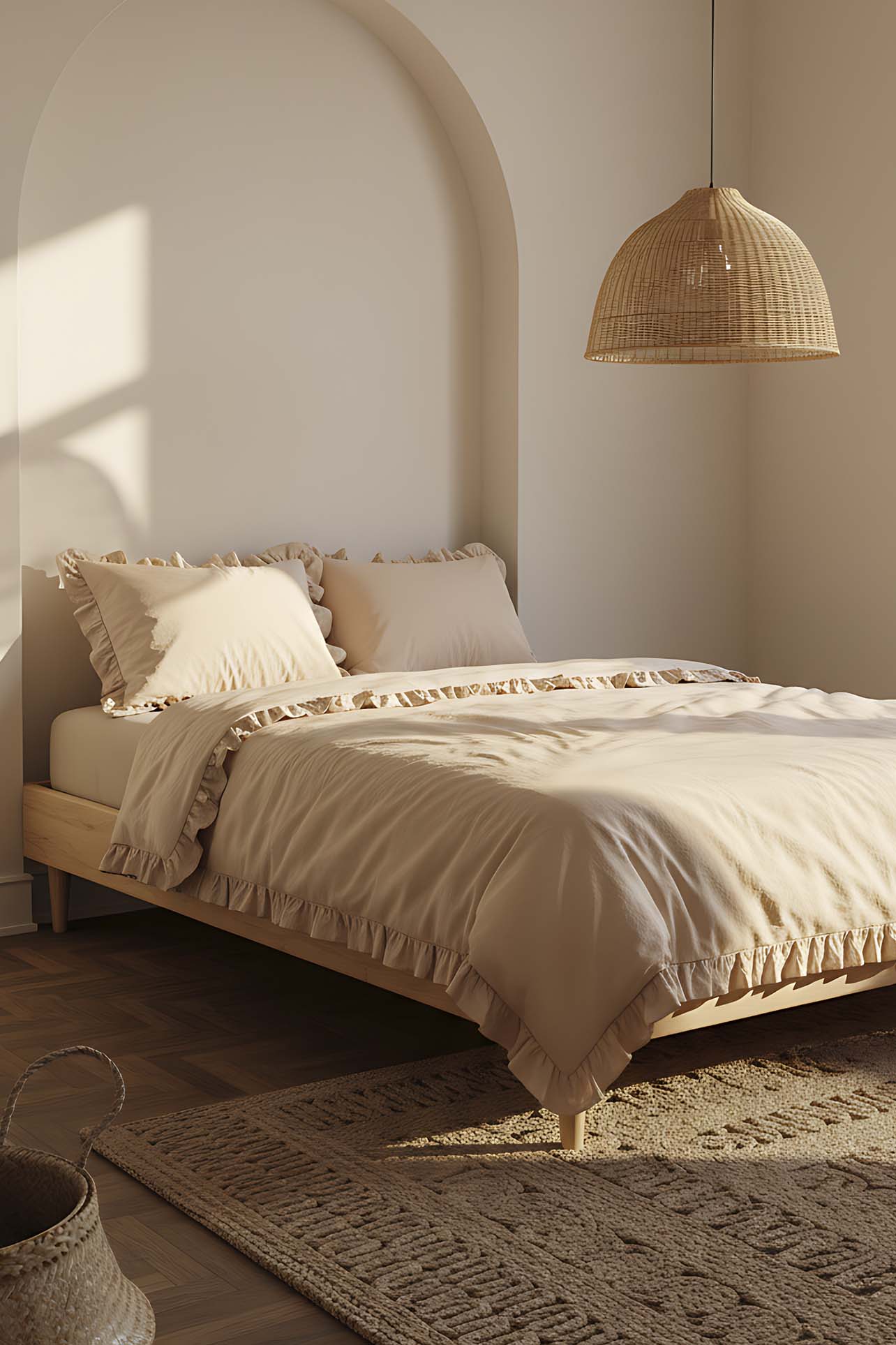 Milagros Ballet Double Size 100% Cotton Duvet Cover Set – 4 Pieces