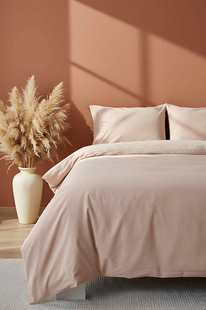 Maddox Dark Ballet Double Size 100% Cotton 6-Piece Duvet Cover Set - Elegant Trousseau Collection