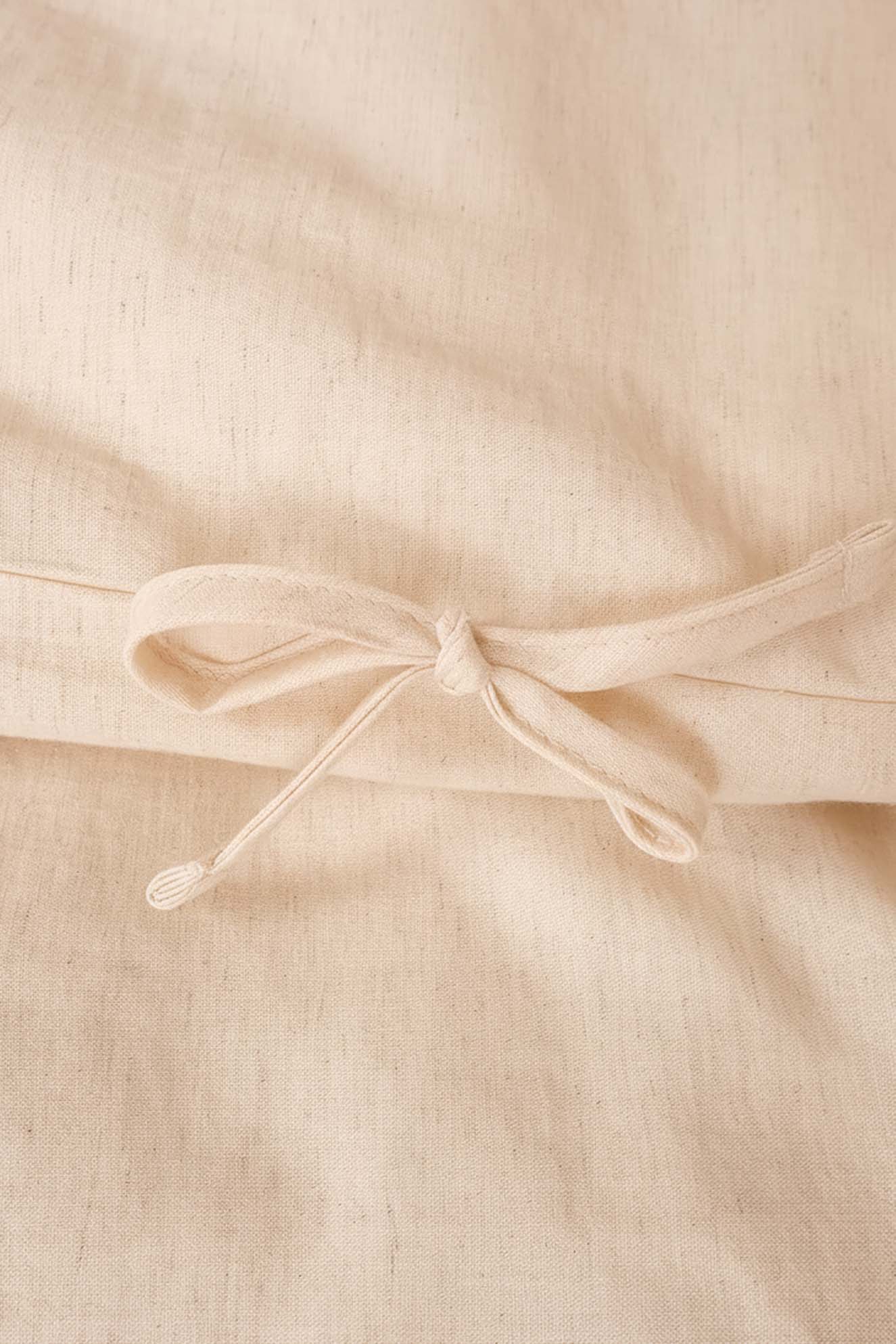 Pelias Linen Double Duvet Cover Set - 6-Piece Dowry Set