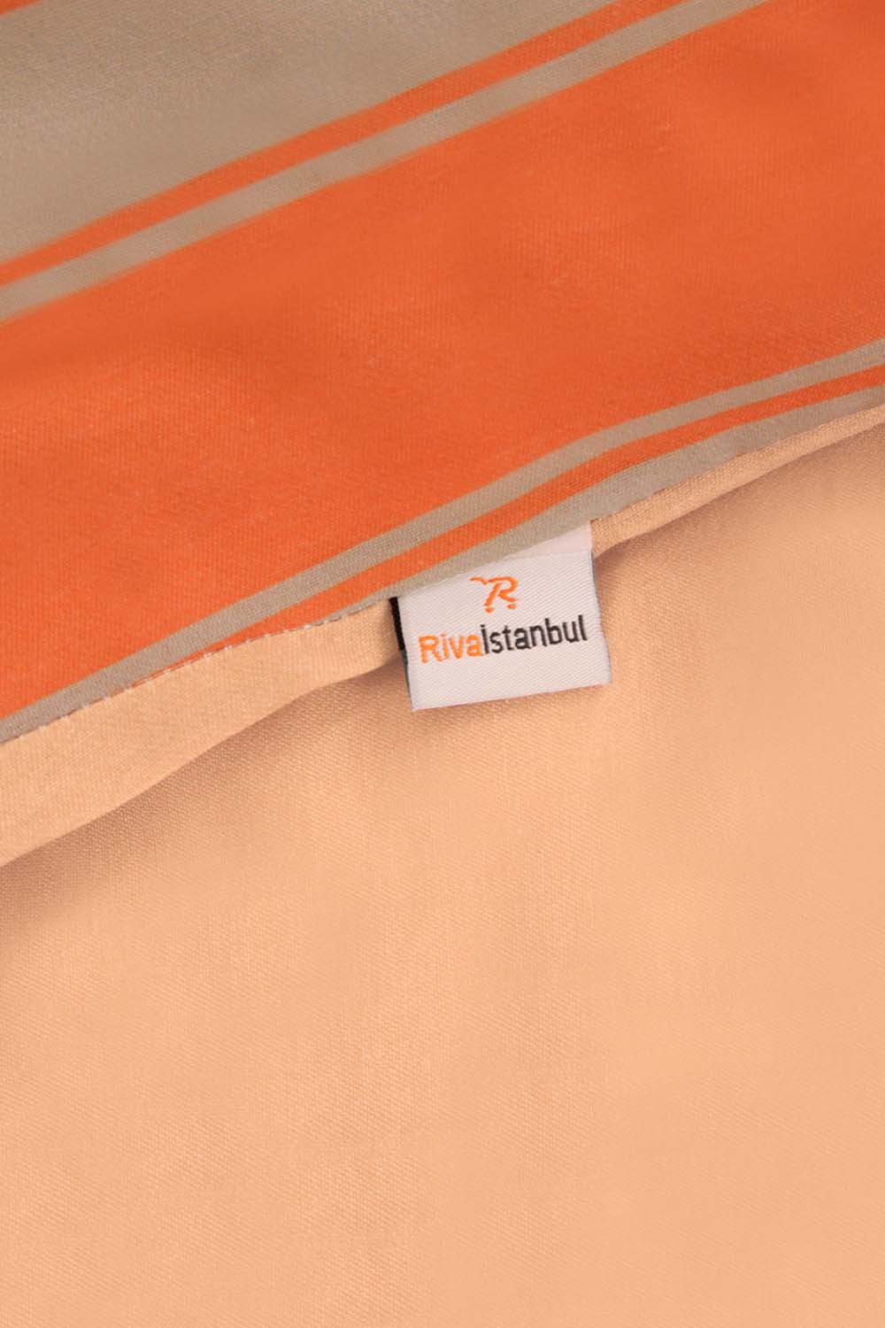 Elora Orange Double Cotton Duvet Cover Set