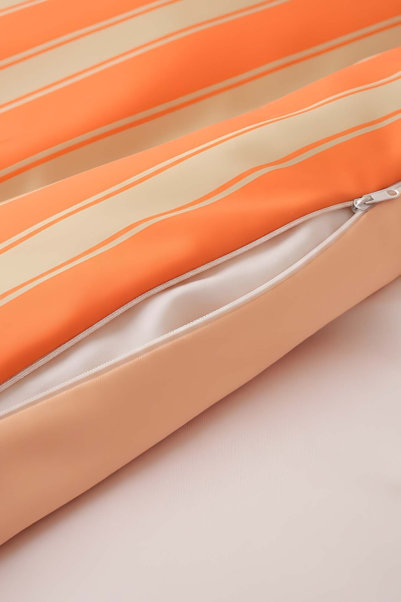Elora Orange Double Cotton Duvet Cover Set