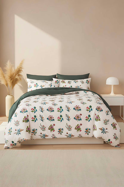 Bianca Double Natural Silky Duvet Cover Set