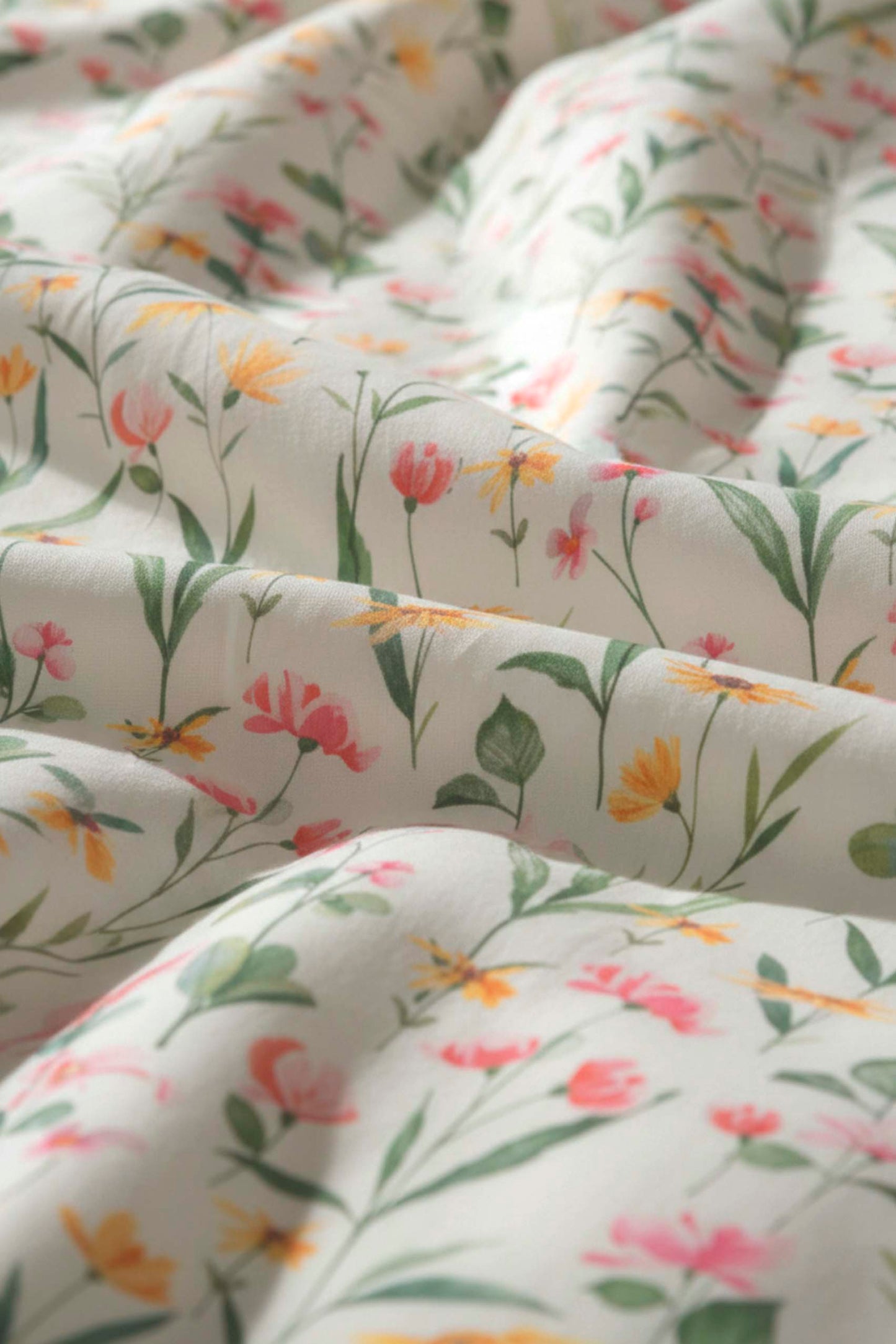 Botanical Beechwood Viscose Blend Double Duvet Cover Set – Silky Soft, Antibacterial, Breathable, 3-Piece, 200x215 cm