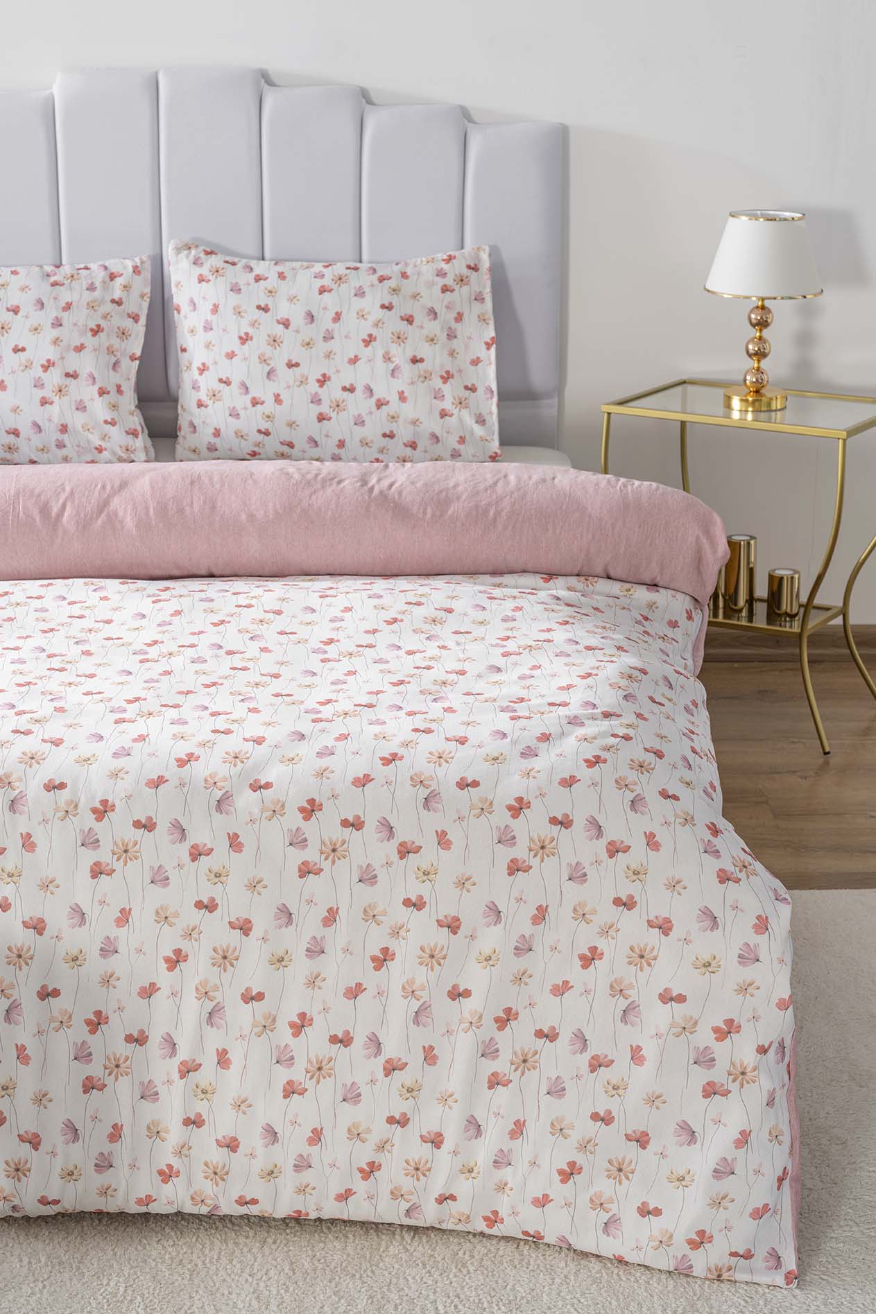 Alin Polycotton Double Size Duvet Cover Set, Zipper, 200×215 cm, 3-Piece