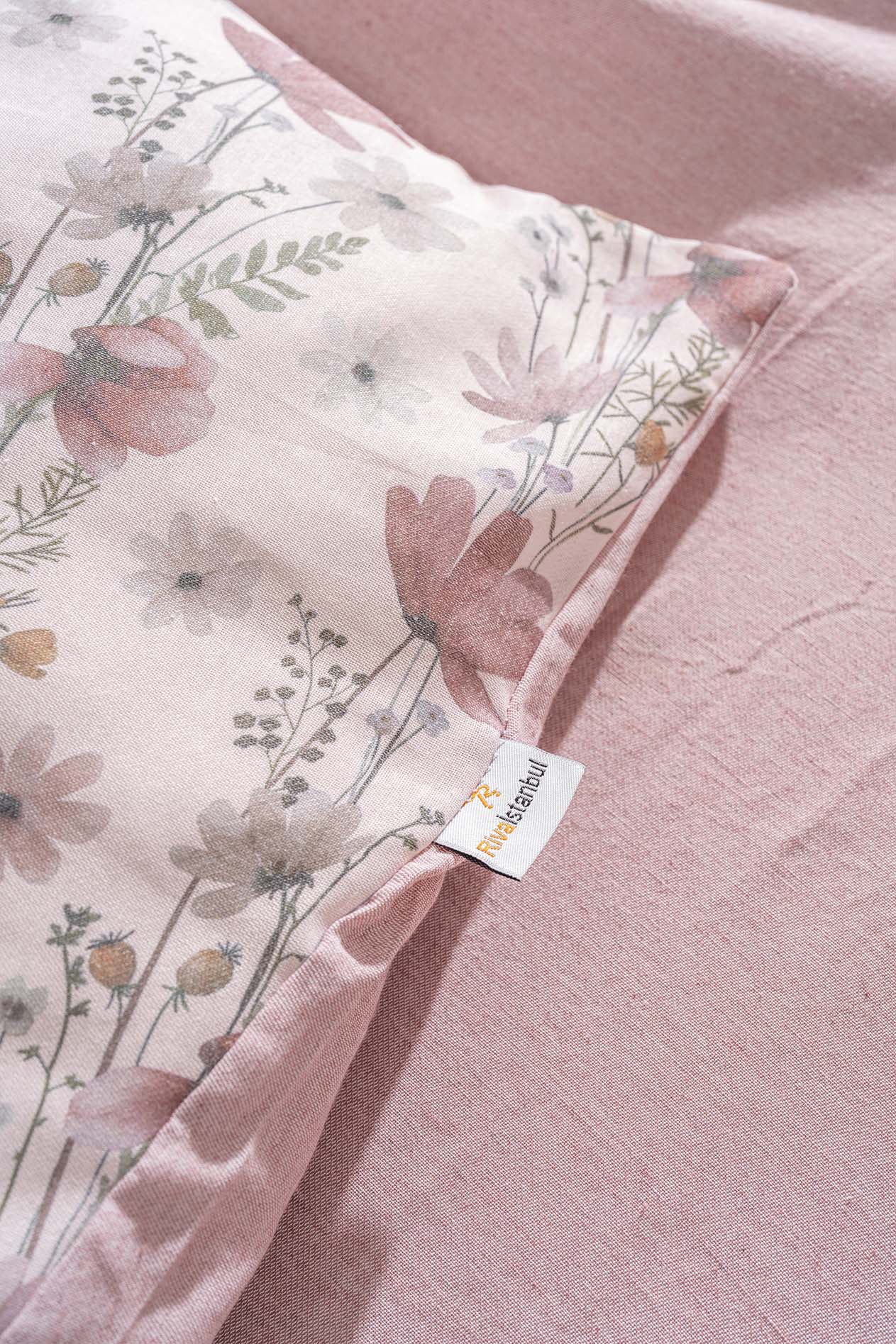 Miranda Rose Polycotton Double Size Duvet Cover Set, Zipper, 200×215 cm, 3-Piece